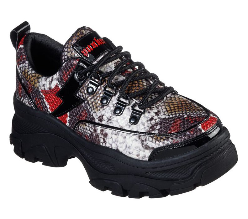 Skechers Master - Medusa - Womens Sneakers Black/Red [AU-IU8249]